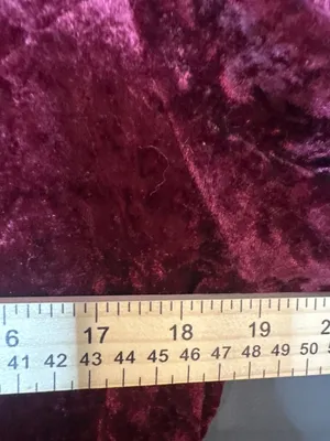 Vintage 90s Fashion Bug Size 10 Burgundy Crushed Velvet Maxi Dress Goth Holiday thumbnail 6
