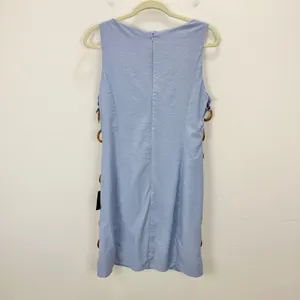 Lulus Decidedly Summery Light Blue Cutout Sleeveless O Ring Mini Dress XL NWT thumbnail 10