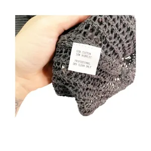 Miilla Womens S Sweater Gray Short‎ Sleeved Crochet Lightweight Open Knit Casual thumbnail 4
