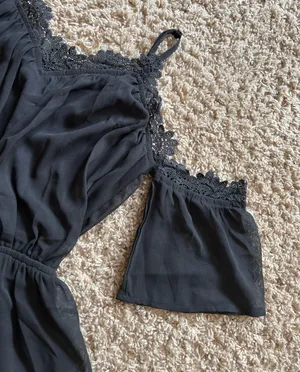 Love Culture Black Lace Romper thumbnail 2