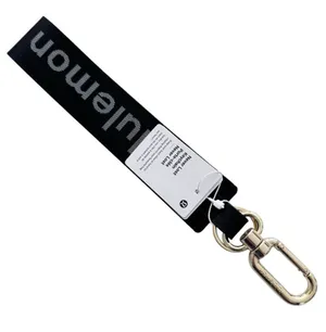 Lululemon Never Lost Keychain  Black/White/Gold thumbnail 4