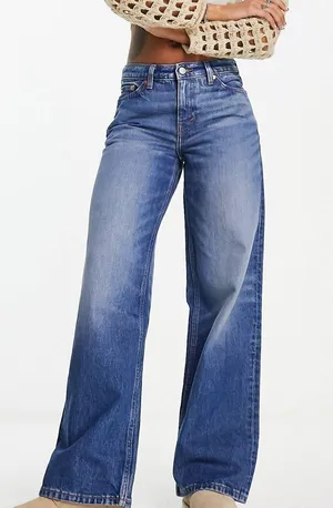 Weekday ASOS Ample Low Rise Baggy Jeans thumbnail 1