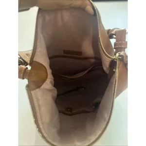 Dooney & Bourke Brown Dillen Large Zipper Pocket Sac Hobo Shoulder Bag Purse thumbnail 8