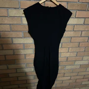 NWT Rails Auren V-Neck Ruched Slit Midi Dress Black Size XS thumbnail 6