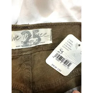 Free People We the Free The Lasso Distressed Straight-leg Jeans Brown 25 thumbnail 15