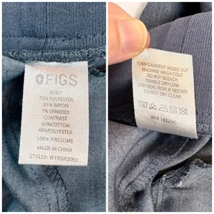 FIGS Graphite Gray Cargo Scrub Pants Size S thumbnail 3