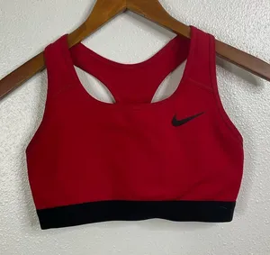 Nike Dri-Fit Medium Support Red Sports Bra Size Medium‎ thumbnail 1