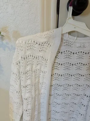 Maurice's White cardigan thumbnail 2