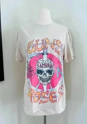 Urban Outfitters Guns N' Roses Samurai T-Shirt Size Small NWOT $40 thumbnail 1