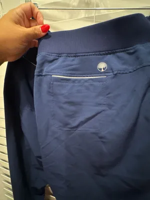 Healing Hands HH360 Women's Navy Blue Scrub Pants with Zipper Pocket SZ LP thumbnail 7