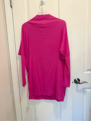 ANTHROPOLOGIE DAILY PRACTICE Long Sleeve Mock Neck Mini Dress Pink thumbnail 4