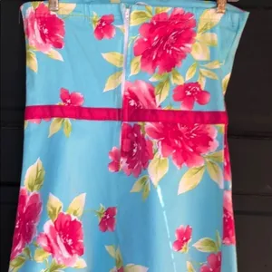 J.T.B. Floral Strapless Dress‎ thumbnail 7