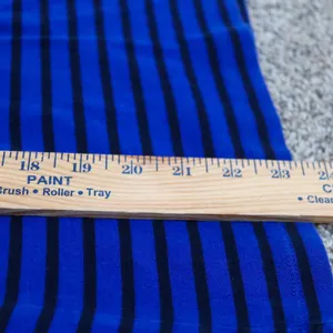 Lauren Ralph Lauren Blue Black Stripe Boat Neck 3/4 Sleeve Shirt‎ Top Womens L thumbnail 11