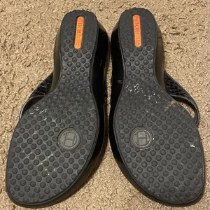 Cole Haan Air Mae Women's Sandals‎ Woven Thong Sz 7 Narrow 7AA D31440 Black thumbnail 3