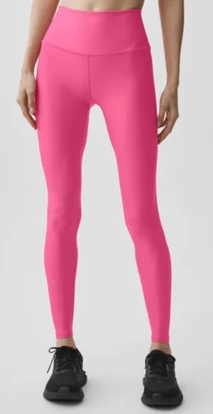 Alo Yoga Airlift High Waist Pink Leggings Size M thumbnail 1