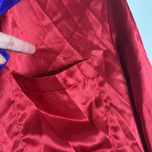 VTG 90s VICTORIAS SECRET Satin NIGHT SHIRT Nightgown Gold Label red‎ pjs sz P/S thumbnail 5
