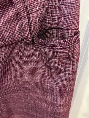 7th Avenue New York & Company Suiting Collection Burgundy Dress Pants Size 6 thumbnail 2