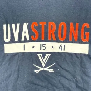 NWT Fanatics Womens Short Sleeve UV‎ Strong Custom Print T-Shirt Navy Blue Small thumbnail 2