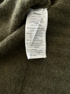 J. Crew Olive Green Turtleneck Sweater thumbnail 4