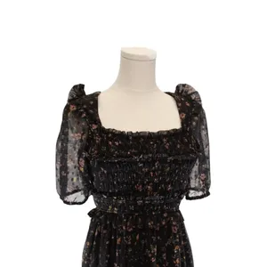 Slate & Willow Puff Sleeve Smocked Dress Size Medium thumbnail 7