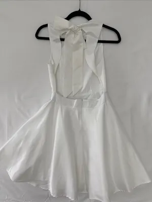 SHEIN White Sleeveless A-Line Party Dress‎ thumbnail 5