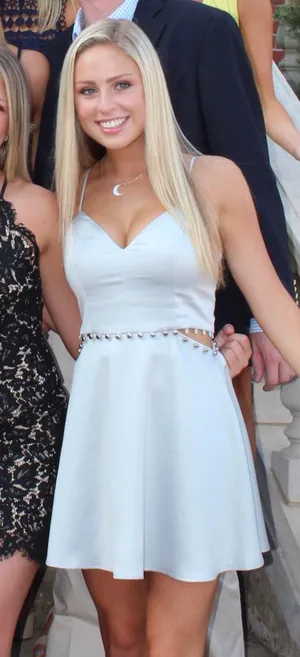NBD Silver Satin Skater Dress thumbnail 4