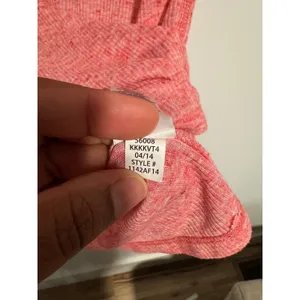 Aeropostale Vintage Pink Marl Henley Logo Graphic Tee Shirt XL Y2k Preppy‎ thumbnail 4