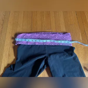 2011 Victoria’s Secret Pink Tribal Pattern Pink Fold-Over Yoga Pants, Size M thumbnail 8