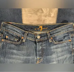 7 For All Mankind Jeans Women's 29 Boy Cut Wide Leg thumbnail 4