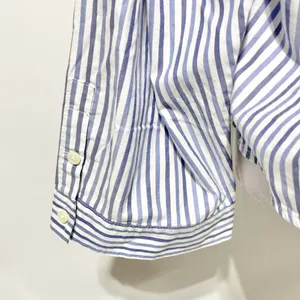 New Everlane 100% Cotton The Woven PJ Button Down Top Blue Stripe Size XL thumbnail 15