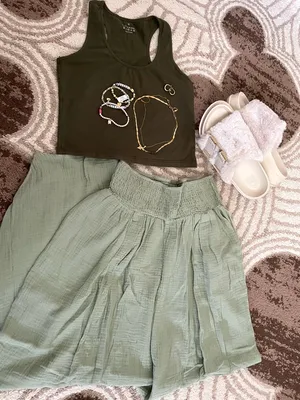 SheIn Sage Boho Balloon Pants thumbnail 3