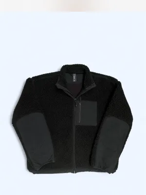 Aritzia TNAction Snoblock Polar Shred Mockneck Jacket Black minimalist fall XS thumbnail 6