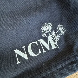 NCM Los Angeles Apparel Women's Black Fleece Lined Shorts thumbnail 2