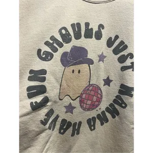 Super Mrkt. Ghouls Just Wanna Have Fun Halloween Crewneck Woman’s Size M/L thumbnail 4