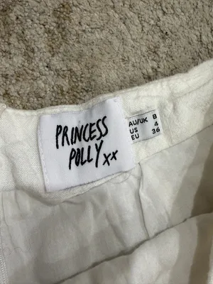 Princess Polly White Mini A-Line Skirt thumbnail 2