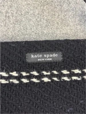 kate spade Vintage Y2K Made in Italy Black and White Plaid Wool Tweed Bag. thumbnail 3