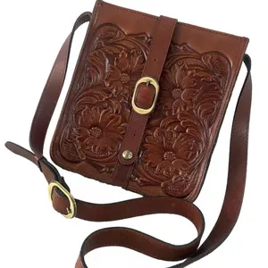 Patricia Nash Brown Embossed Crossbody Bag thumbnail 1