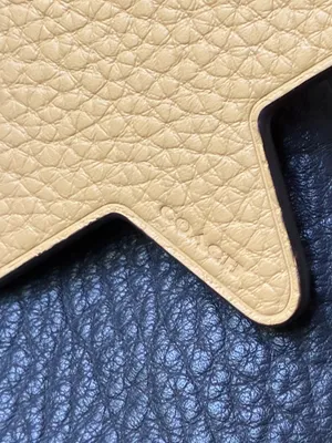 Coach Leather Star Pull Through Bag Charm, Yellow thumbnail 5