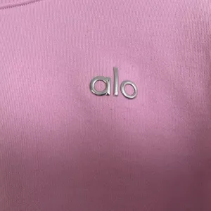 Alo Yoga Cropped Accolade Crewneck Candy Heart Pink S thumbnail 3