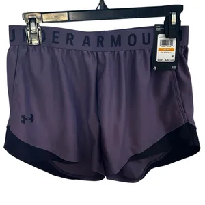 Under Armour Women’s Play Up 3.0 Shorts Purple Size Small NWT $30 thumbnail 5