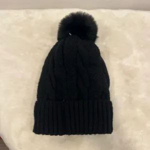 Detroit Lions football nfl Black Pom-Pom Beanie hat! thumbnail 4