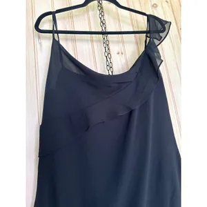 NWT Lulus Alluring Presence Black Ruffled Tiered Mini Dress LBD Party Size XL thumbnail 4