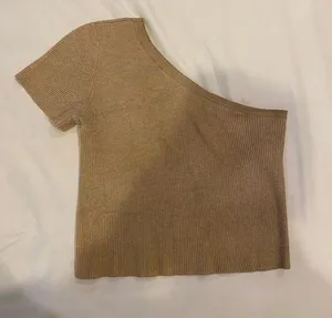Nordstrom Tan One Shoulder Top thumbnail 1