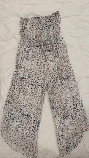 Tube Top Floral Flowy Jumpsuit thumbnail 1