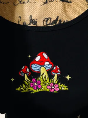Dolls Kill Current Mood Mushroom 🍄 Top NWT! thumbnail 3