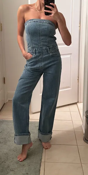 Abercrombie Denim Jumpsuit thumbnail 1