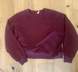 Maroon Crewneck Sweatshirt halara M thumbnail 1