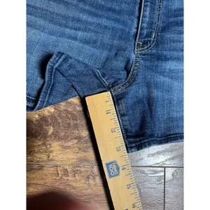 American Eagle Women's Blue Denim Stretch Shorts size 14 thumbnail 5