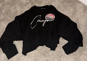 MLB Chicago Cubs Crewneck Black Size M thumbnail 1