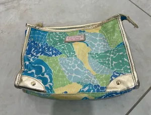 Lily Pulitzer Estée Lauder Floral Makeup Bag thumbnail 1